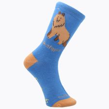 Calcetín Para Niño Algodón/Spandex I24B C Collie Azul  Hush Puppies