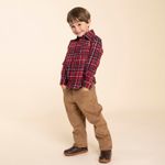 Camisa-Para-Niño-Bw24-Shi-Forest-Rojo-Hush-Puppies-Kids