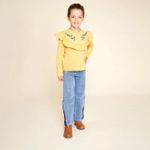 Polera-Para-Niña--Gw24-Bls-Penelope-Mostaza-Hush-Puppies-Kids