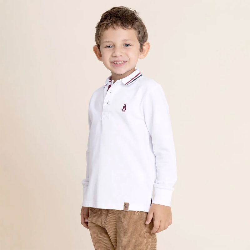 Polera-Para-Niño-Bw24-Tsh-Rupert-Blanco-Hush-Puppies-Kids