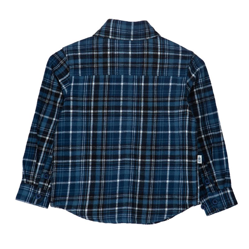 Camisa-Para-Niño-Bw24-Shi-Forest-Azul-Hush-Puppies-Kids