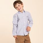 Camisa-Para-Niño-Bw24-Shi-Oxford-Gris-Hush-Puppies-Kids