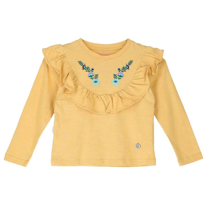 Polera-Para-Niña--Gw24-Bls-Penelope-Mostaza-Hush-Puppies-Kids