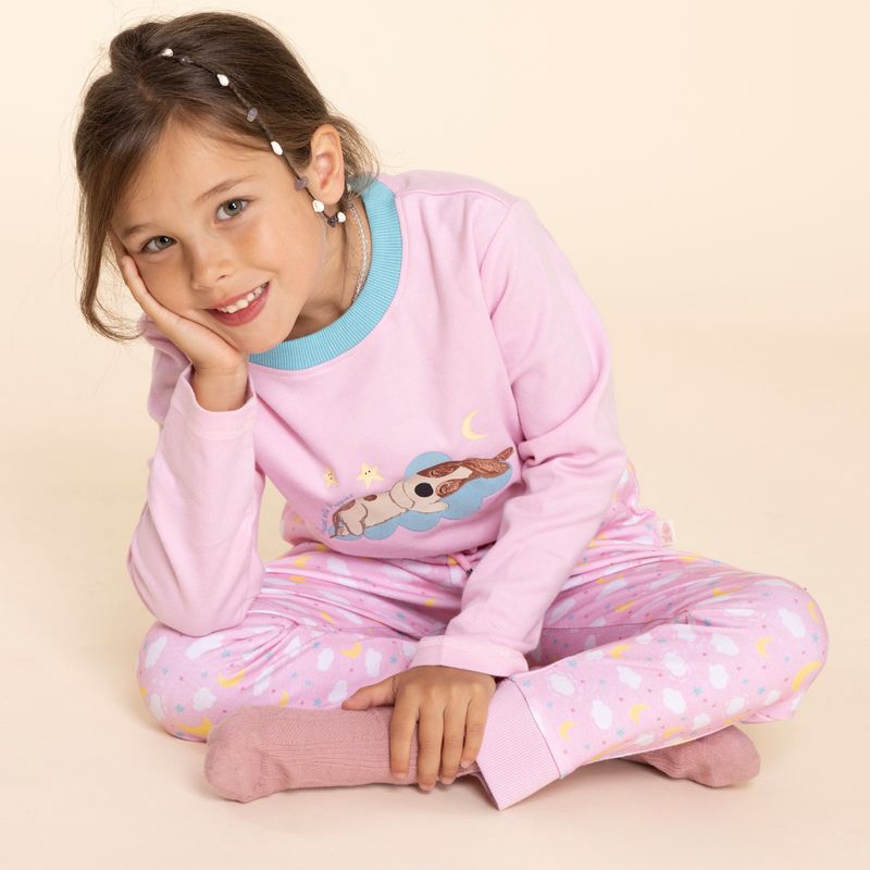 Enterizo-Para-Niña--Gw24-Pjm-Dreams-Rosado-Hush-Puppies-Kids