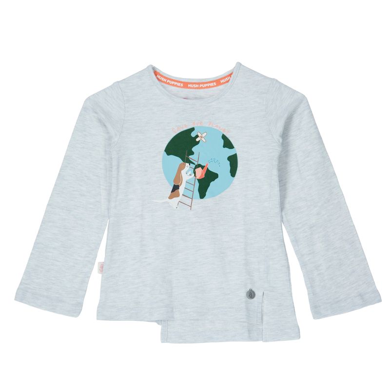 Polera-Para-Niña--Gw24-Tsh-Planet-Blanco-Hush-Puppies-Kids