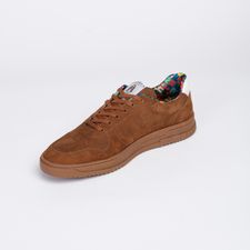 Zapatilla Para Hombre Cuero Hudson W Camel Hush Puppies