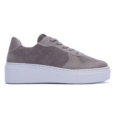 Zapatilla Para Mujer Cuero Keira I Gris Hushpuppies