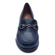 Zapato Para Mujer Cuero Beata Navy Hush Puppies