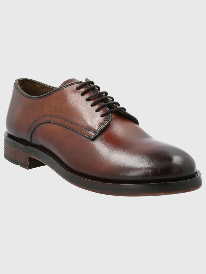 Zapato-Para-Hombre-Cuero-Coventry-Marron-Hush-Puppies