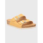 Sandalia-Para-Mujer-Cuero-Sondolo-Amarillo-Hush-Puppies