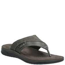 Sandalia Para Hombre Cuero Boro Gris Hush Puppies