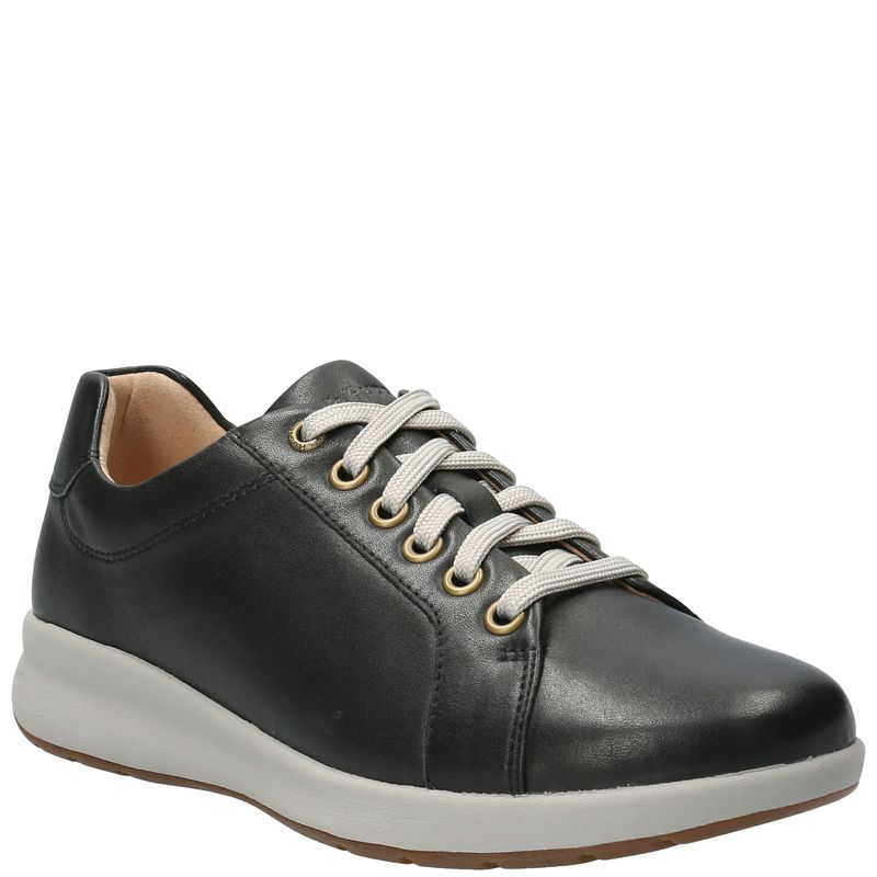 Zapatilla-Para-Mujer-Cuero-Spinal-Laceup-Negro-Hush-Puppies