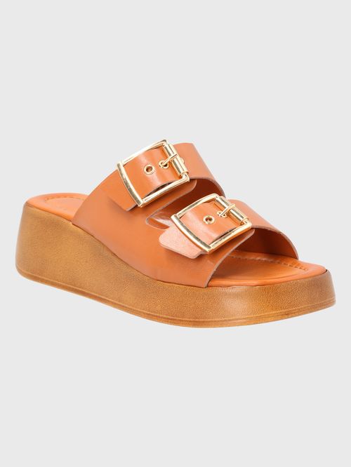 Sandalia Para Mujer Sintético Carlotta Café Hush Puppies