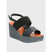 Sandalia Para Mujer Sintético Piera Negro Hush Puppies