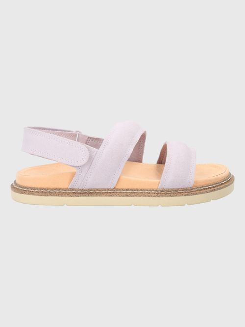 Sandalia Para Mujer Cuero Baden Morado Hush Puppies