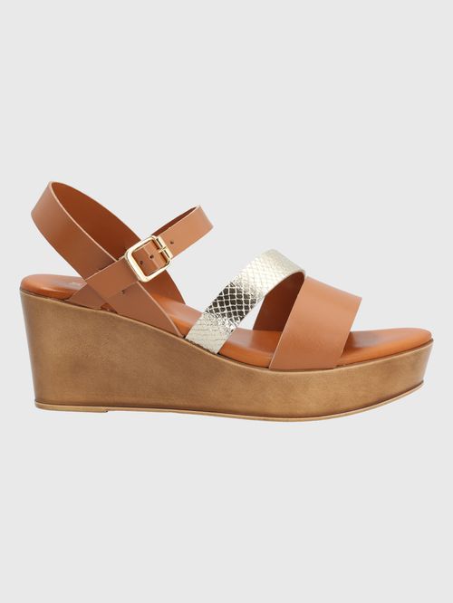 Sandalia Para Mujer Sintético Belina Café Hush Puppies