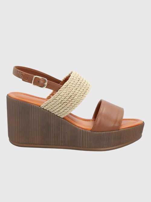 Sandalia Para Mujer Sintético Piera Beige/Crudo Hush Puppies