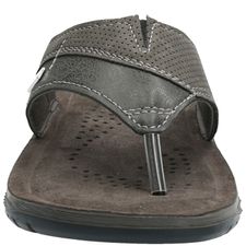 Sandalia Para Hombre Cuero Boro Gris Hush Puppies