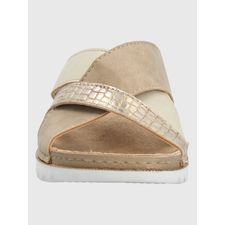 Sandalia Para Mujer Sintético Bolonia Beige/Crudo Hush Puppies