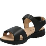 Sandalia-Para-Mujer-Cuero-Spinal-Qtr-Strap-Negro-Hush-Puppies