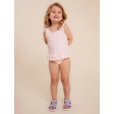 Traje De Baño Para Niña Poliamida Nina Rosado Hush Puppies Kids