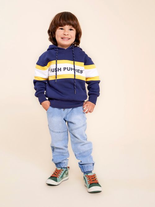 Jean Para Niño Algodón Jnscomfy Azul Hush Puppies Kids