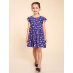 Vestido-Para-Niña-Algodon-Cereza-Azul-Hush-Puppies-Kids