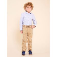 Pantalón Para Niño Algodón Pntclassic Beige Hush Puppies Kids