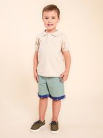 Polera-Manga-Corta-Para-Niño-Algodon-Poliester-Tshspringboks-Blanco-Hush-Puppies-Kids