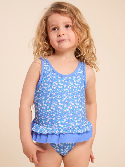 Traje De Baño Para Niña Poliamida Nina Azul Hush Puppies Kids