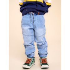 Jean Para Niño Algodón Jnscomfy Azul Hush Puppies Kids