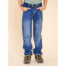 Jean Para Niño Algodón Jnsalerce Azul Hush Puppies Kids