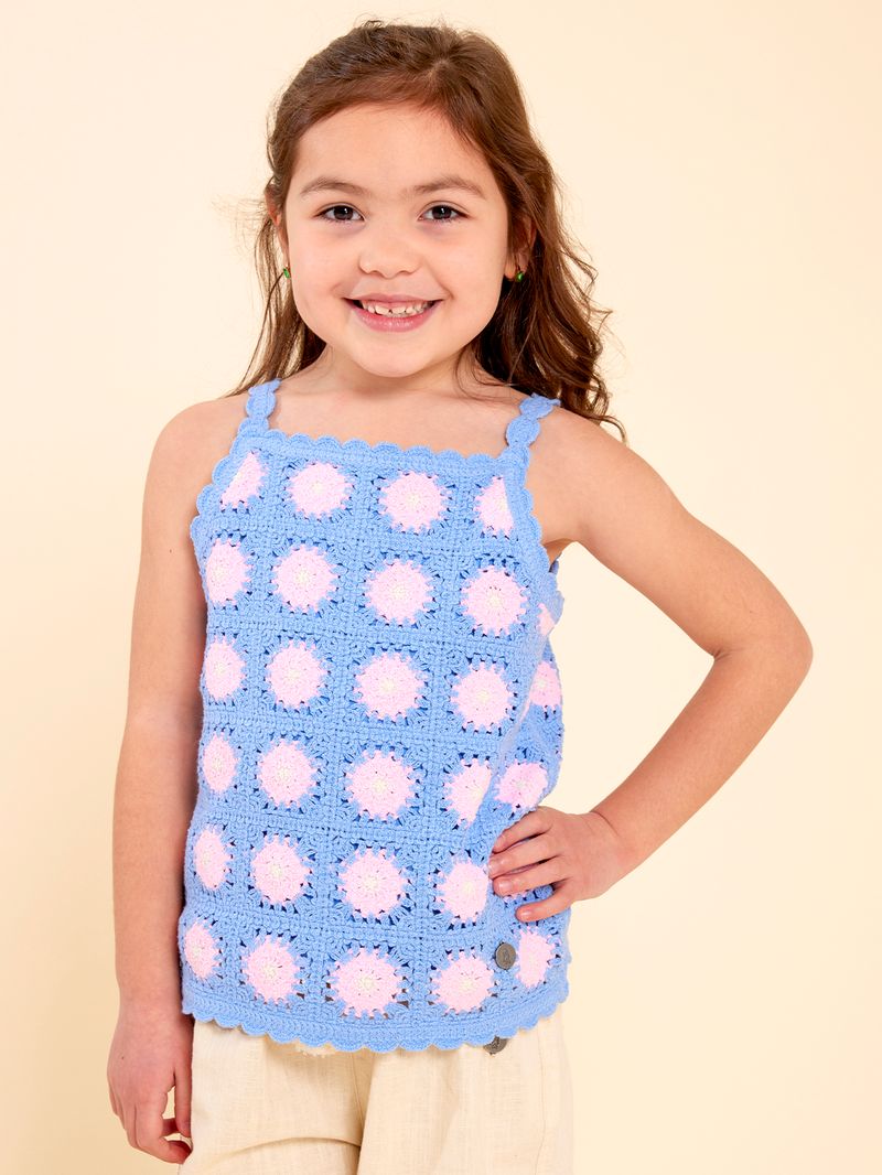 Polo-Para-Niña-Algodon-Paz-Celeste-Hush-Puppies-Kids