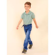 Jean Para Niño Algodón Jnsalerce Azul Hush Puppies Kids