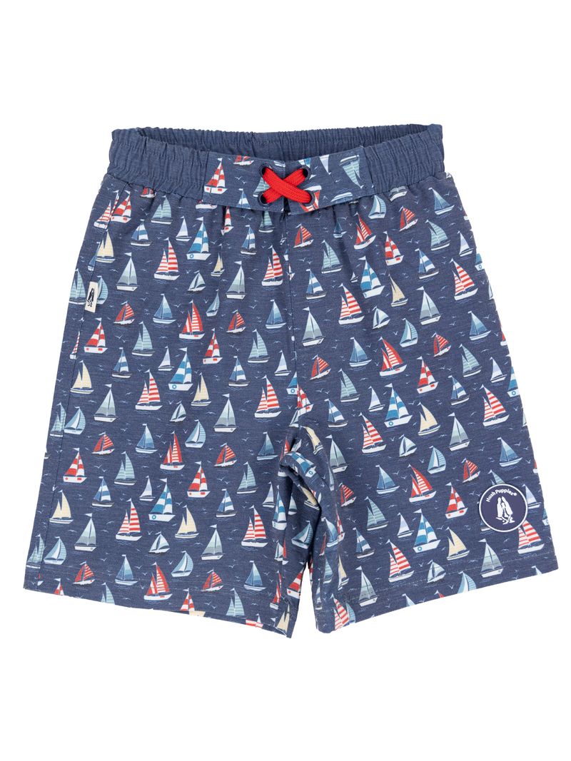 Traje-De-Baño-Para-Niño-Poliester-Sea-Ray-Azul-Hush-Puppies-Kids