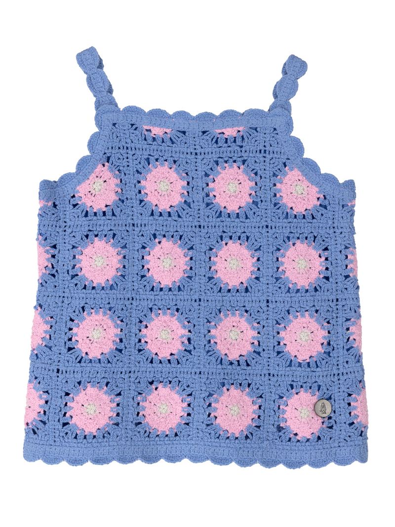 Polo-Para-Niña-Algodon-Paz-Celeste-Hush-Puppies-Kids