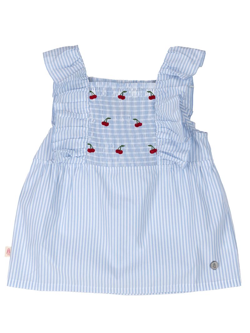 Blusa-Sin-Mangas-Para-Niña-Algodon-Huerta-Celeste-Hush-Puppies-Kids