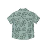 Camisa-Manga-Corta-Para-Niño-Viscosa-Shihibisco-Verde-Hush-Puppies-Kids
