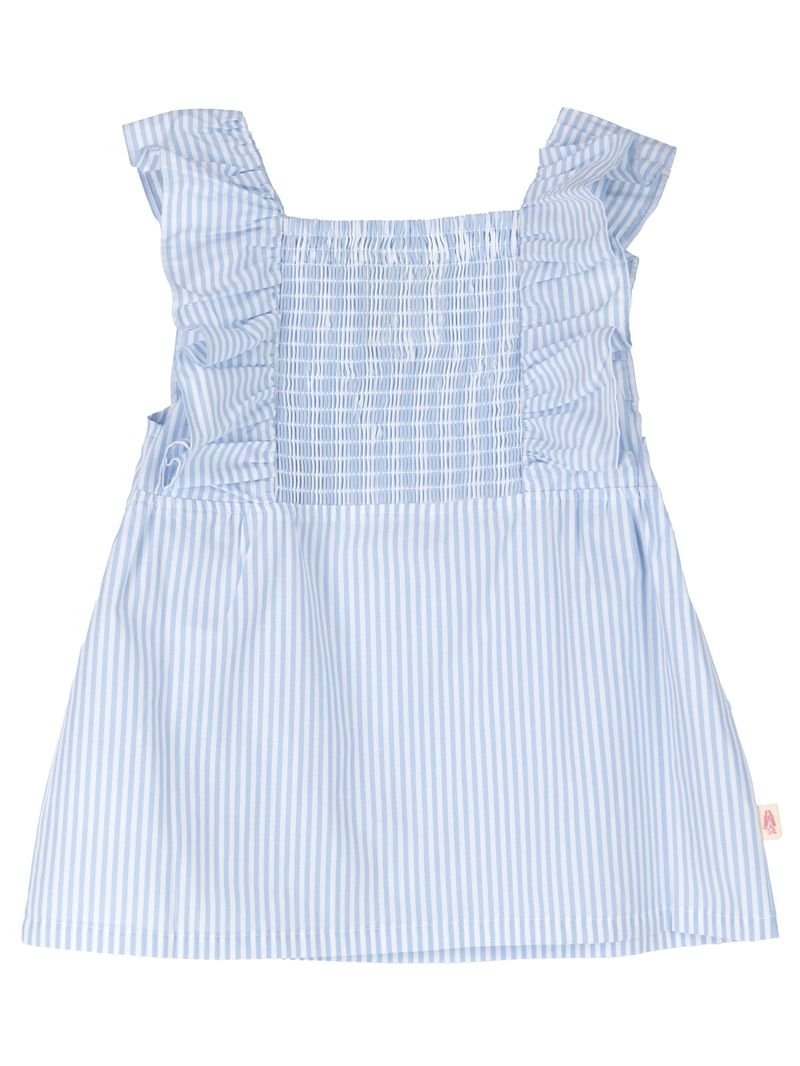 Blusa-Sin-Mangas-Para-Niña-Algodon-Huerta-Celeste-Hush-Puppies-Kids