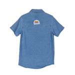 Camisa-Manga-Corta-Para-Niño-Algodon-Shitoro-Azul-Hush-Puppies-Kids