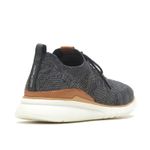 Zapatilla-Para-Hombre-Poliester-Advance-Knit-Laceup-Negro-Hush-Puppies