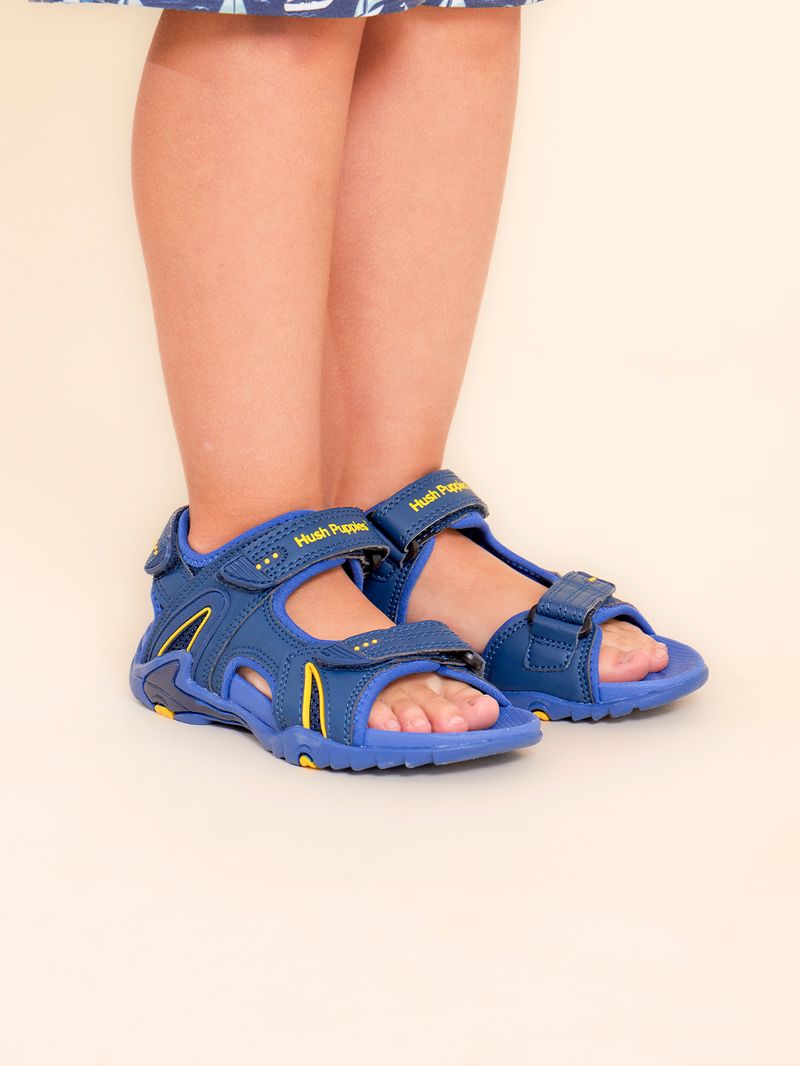 Sandalia-Para-Niño-Poliuretano-Andado--Azul-Hush-Puppies