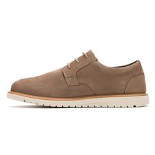Zapato Para Hombre Cuero Jenson Oxford Beige Hush Puppies