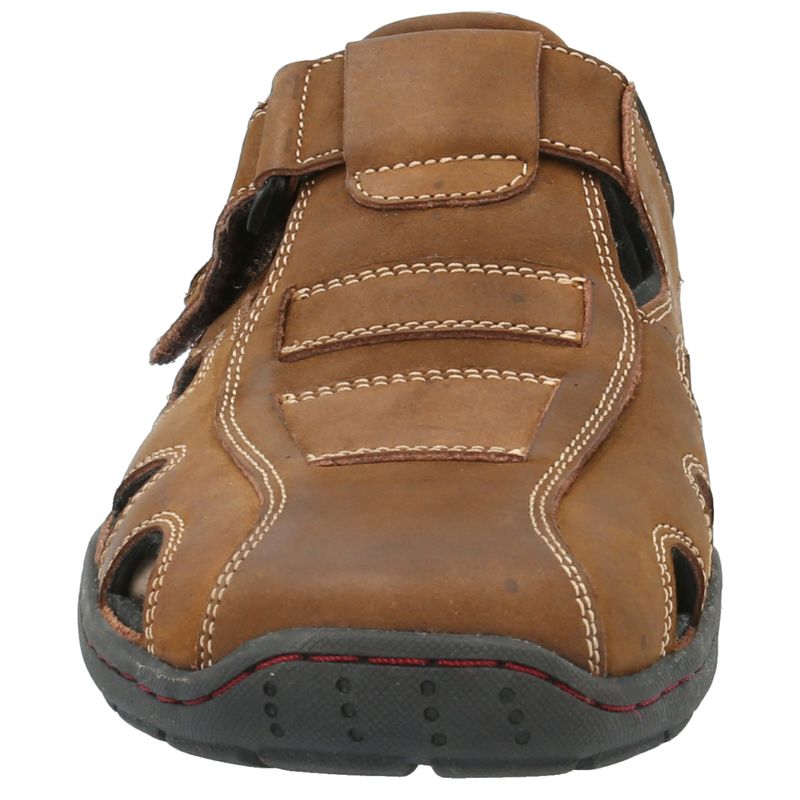 Sandalia-Para-Hombre-Cuero-Relax-Marron-Hush-Puppies