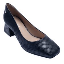 Zapato Para Mujer Cuero Royal Negro Hush Puppies