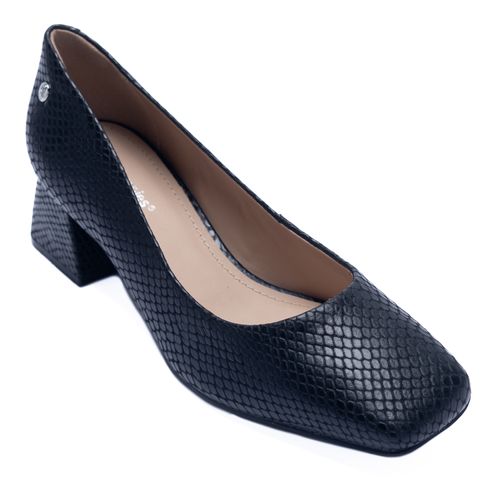 Zapato Para Mujer Cuero Royal Negro Hush Puppies