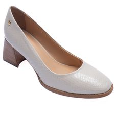 Zapato Para Mujer Cuero Marco Nude Hush Puppies