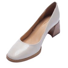 Zapato Para Mujer Cuero Marco Nude Hush Puppies