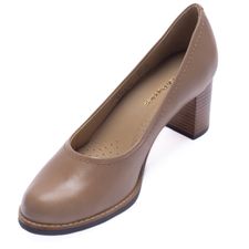 Zapato Para Mujer Cuero Mabel Beige Hush Puppies