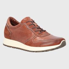 Zapato Para Hombre Cuero Paramus Café Hush Puppies